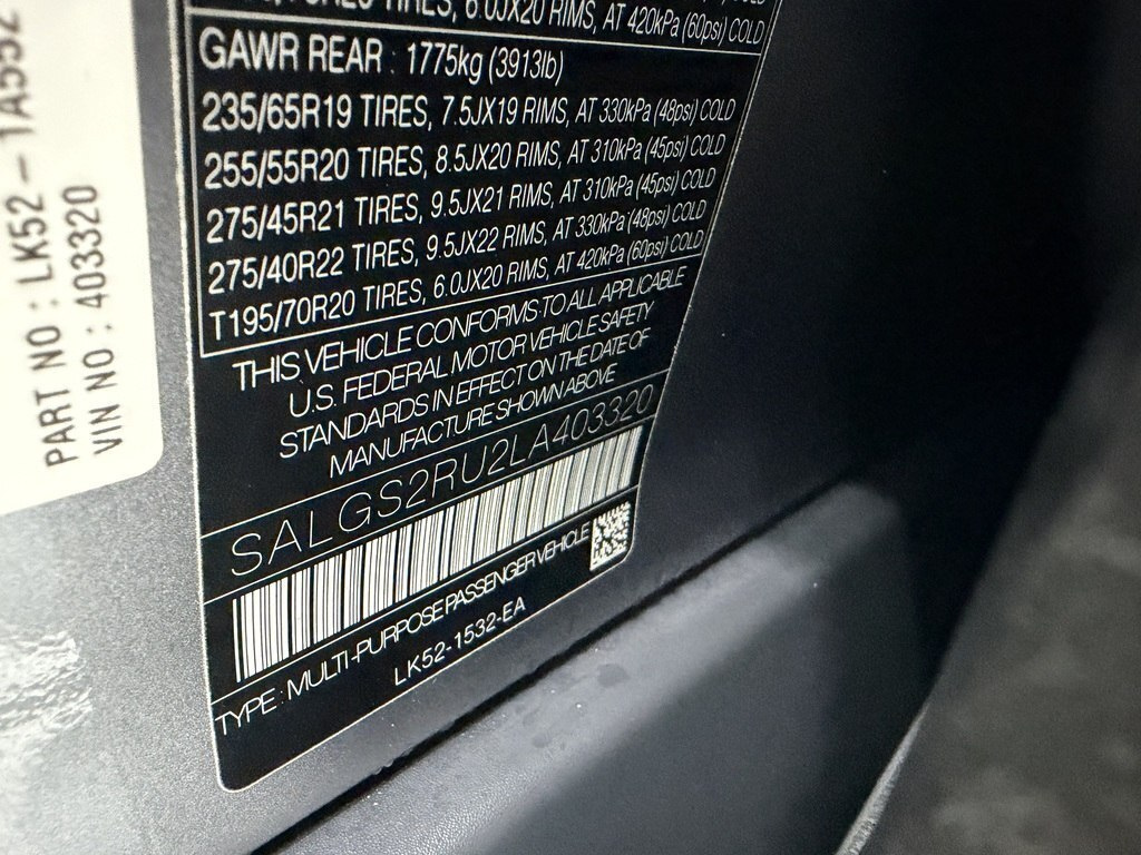 2020 Land Rover Range Rover, 3.0L, 149600km - Image 18